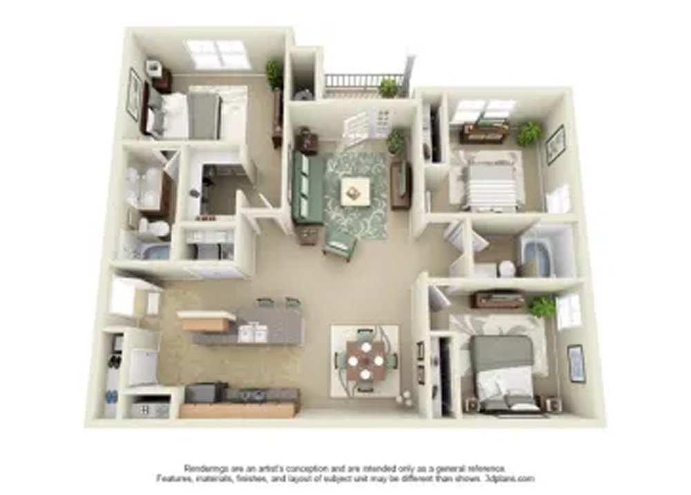 Redbud floor plan
